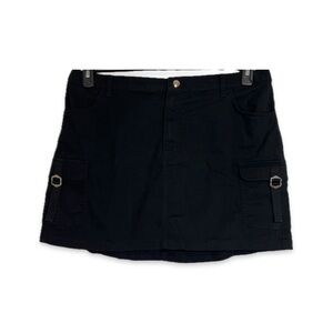 Wild Fable Black Cargo Mini Skirt Junior’s Size 17